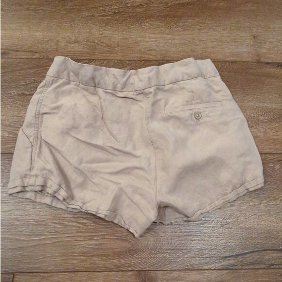 Aritizia Wilfred Women's Size 2 Linen Blend Allegra Shorts Drawstring - Picture 5 of 7
